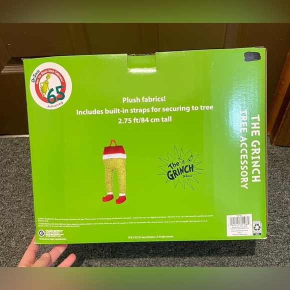 65th Anniversary “How the Grinch Stole Christmas” The Grinch Tree Leg Accessory - Picture 10 of 14
